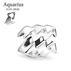 Aquarius ♒️ Charm for Pandora Bracelets